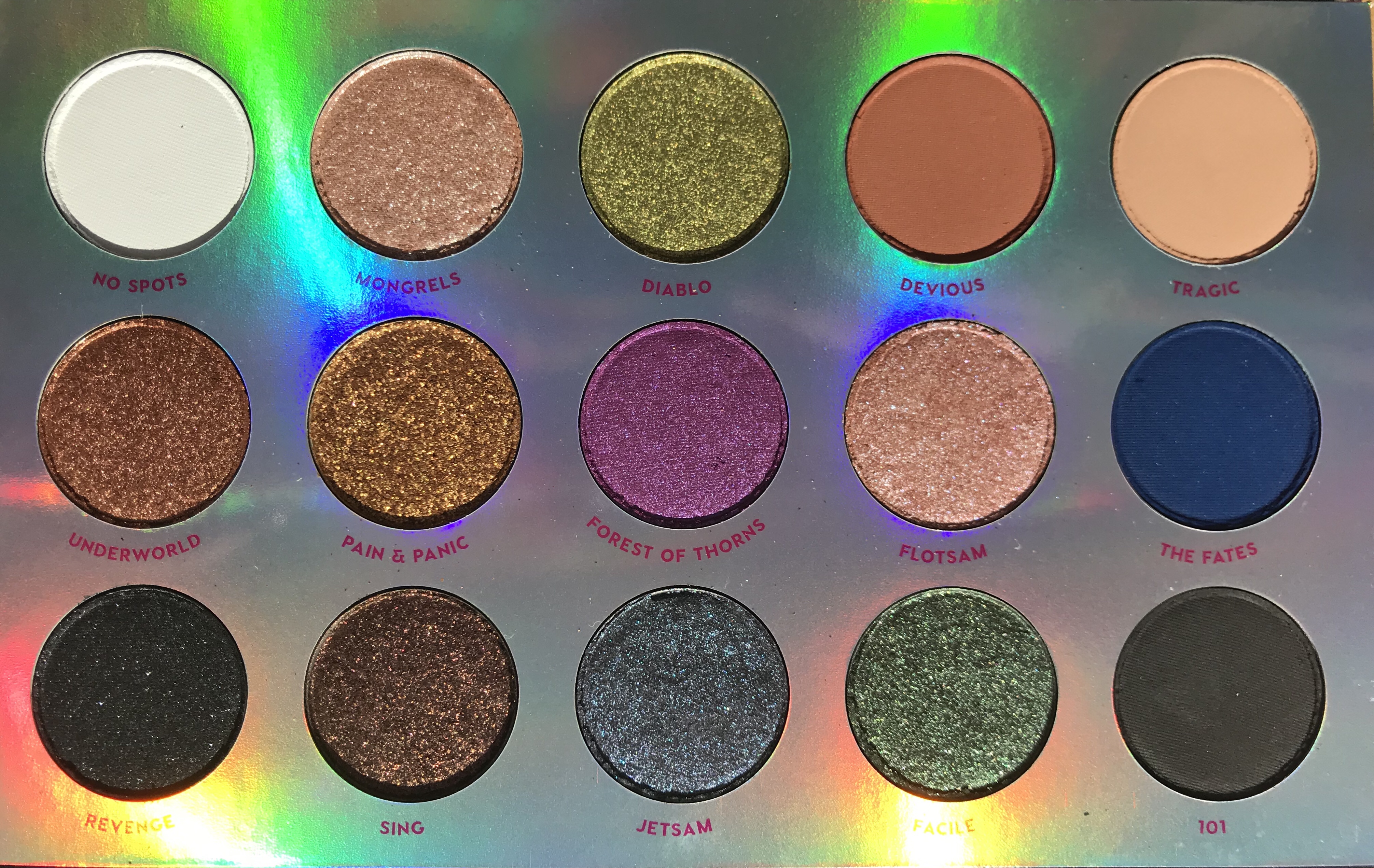 Eyeshadow Palettes Colourpop Swatch Gallery